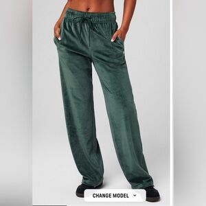 Fabletics Plush Rib Wide Leg Pants NWT